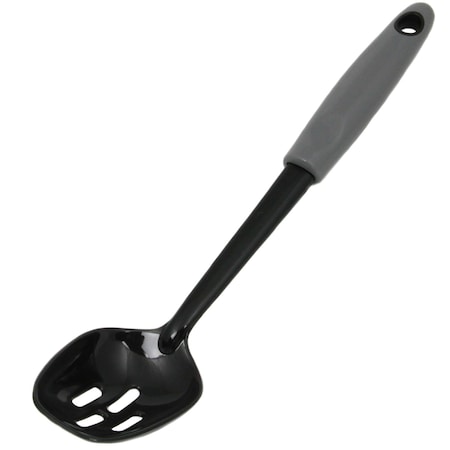 2-1/2 In. W X 12 In. L Black/Gray Nylon Slotted Spoon